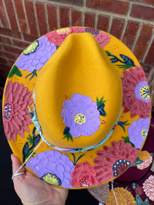 Yellow Flowers Hat