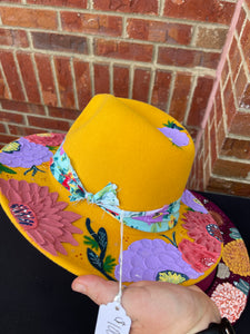 Yellow Flowers Hat